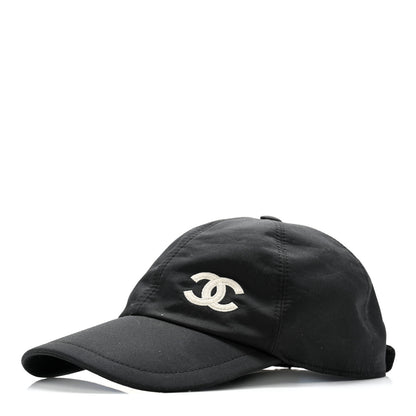 Chanel Cotton CC Cap Hat Black 1 of 8