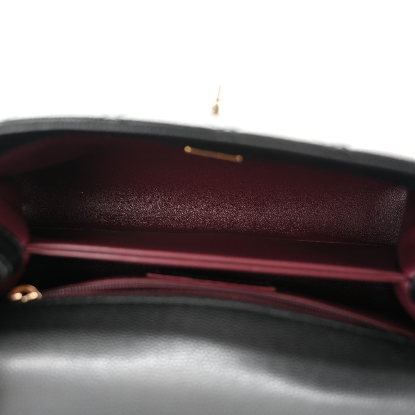 Caviar Quilted Mini Coco Handle Flap Black