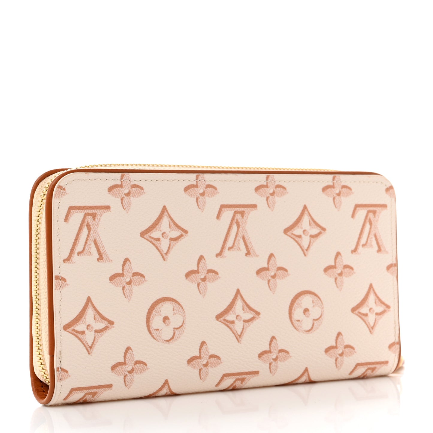 Monogram Fall For You Zippy Wallet Beige Clair