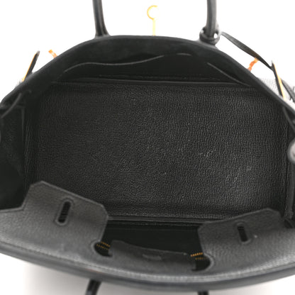 Hermes Togo Birkin 25 Black 5 of 16