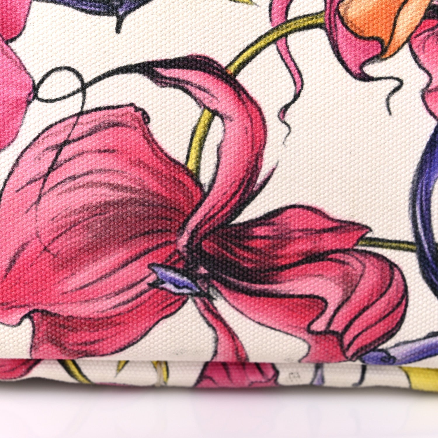 Prada Canvas Canapa Stampata Floral Tote 17 of 21