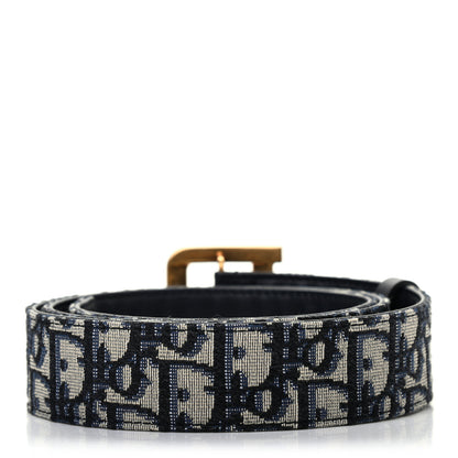 Christian Dior Oblique Diorquake Belt 95 Blue Multi 2 of 6