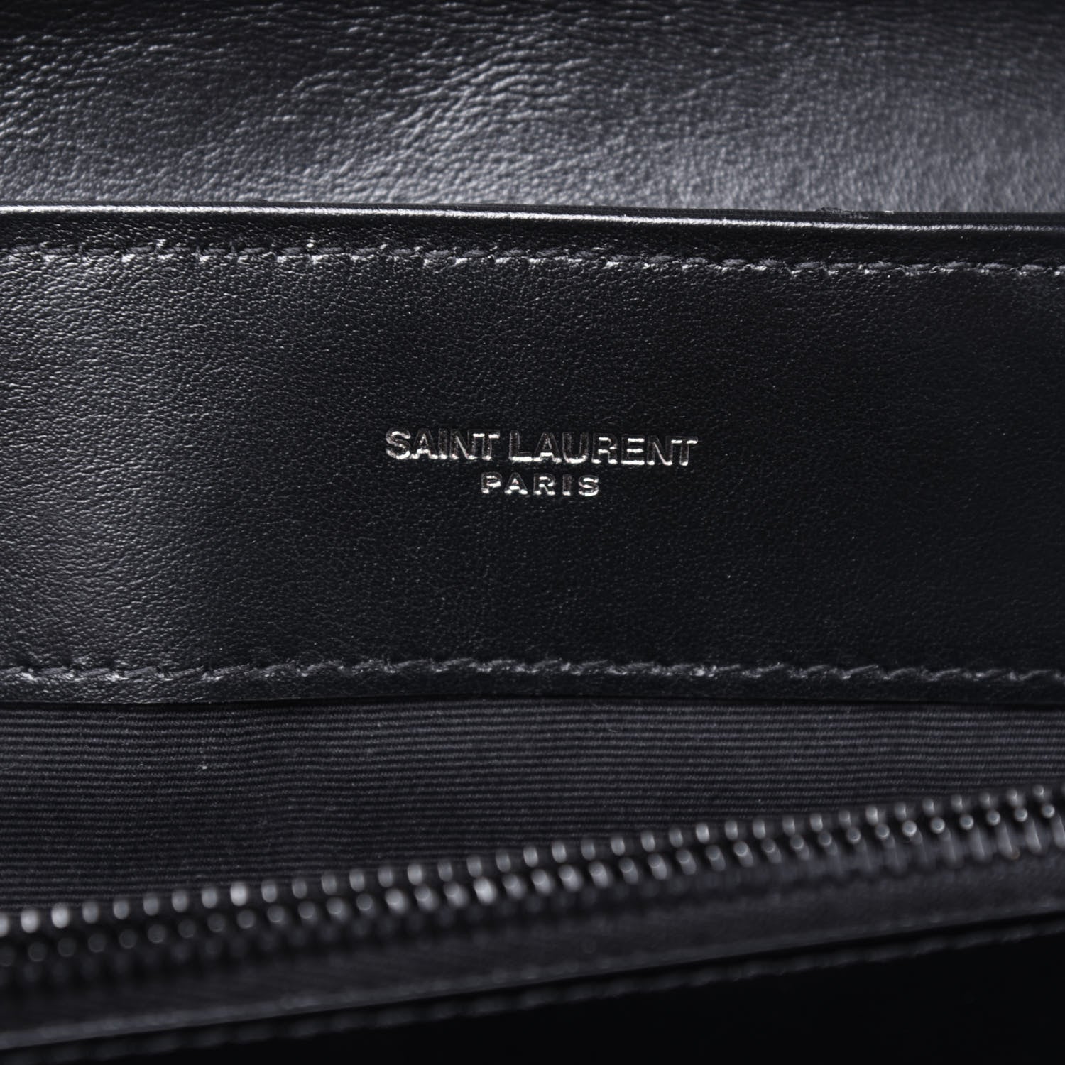 Saint Laurent Calfskin Y Quilted Monogram Medium Loulou Chain Satchel Black 6 of 14
