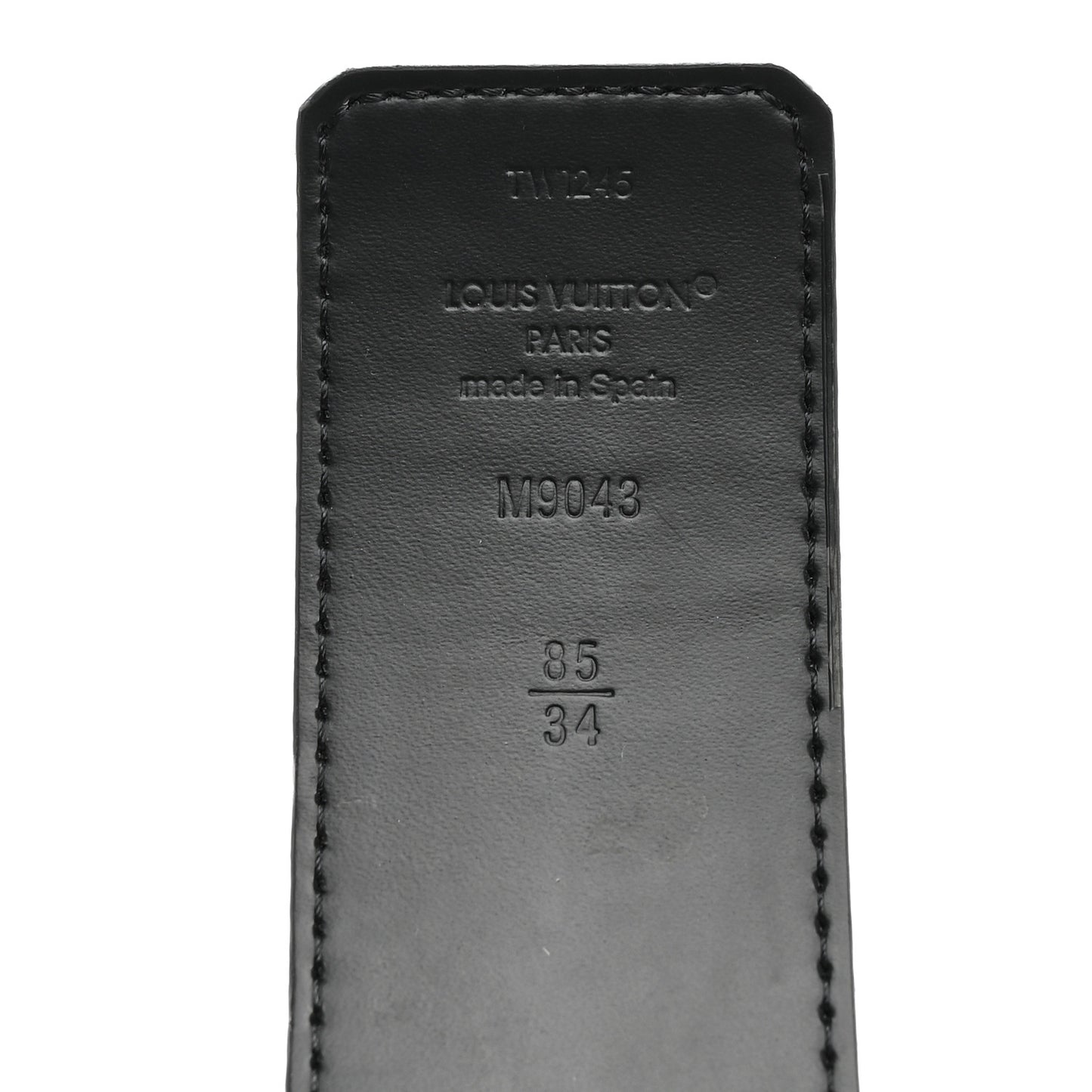 Calfskin Monogram Eclipse 40mm LV Initiales Reversible Belt 85 34