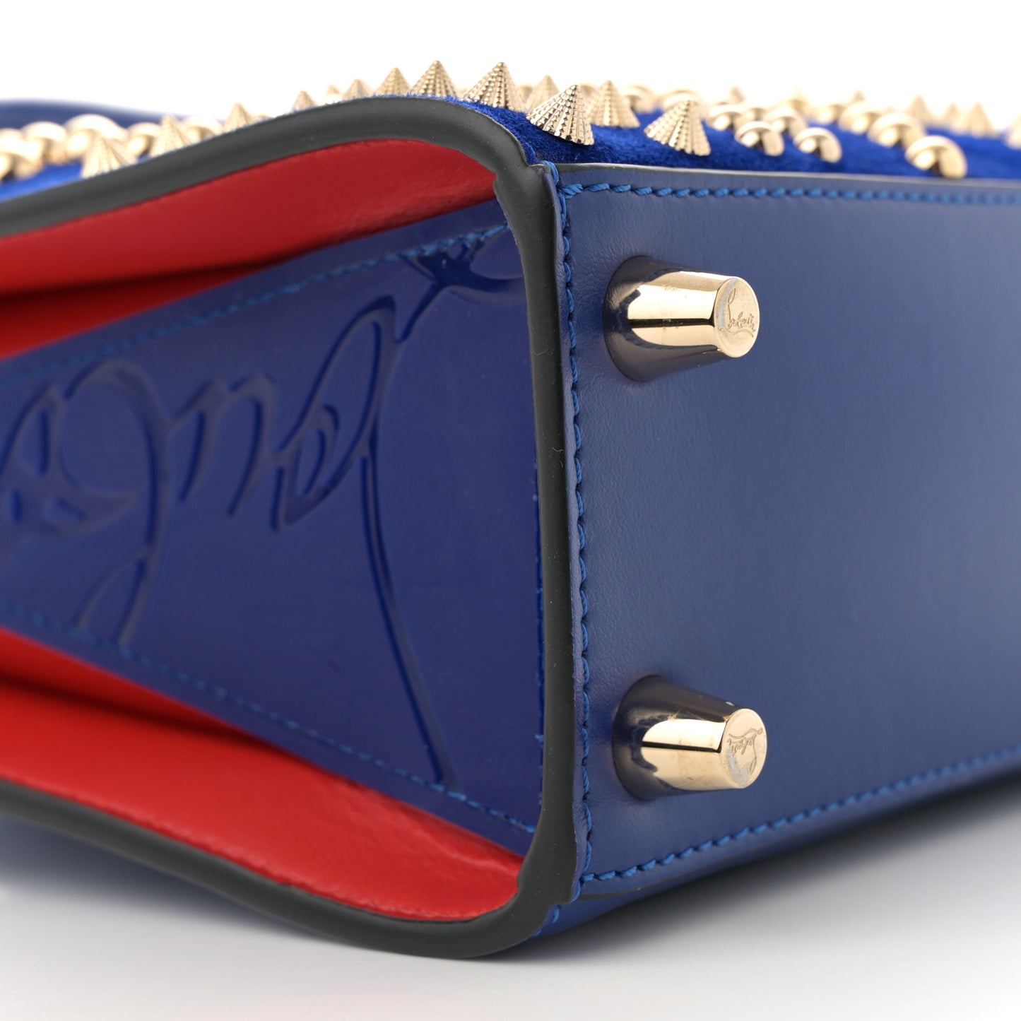 Veau Velours Studded Spikes Loubinthesky Mini Paloma Galactiqueen