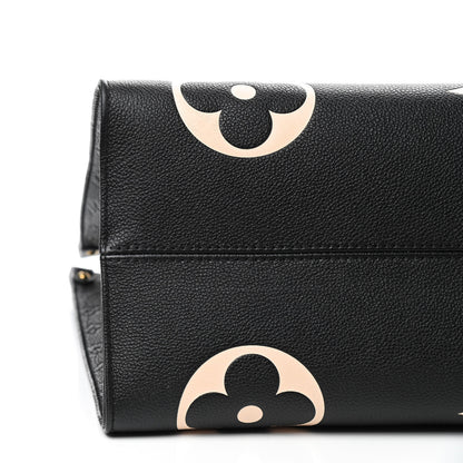 Louis Vuitton Empreinte Monogram Giant Crafty Onthego GM Black Creme 6 of 8