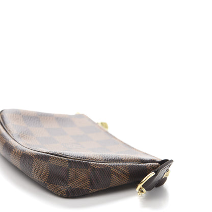 Louis Vuitton Damier Ebene Mini Pochette Accessories 7 of 9