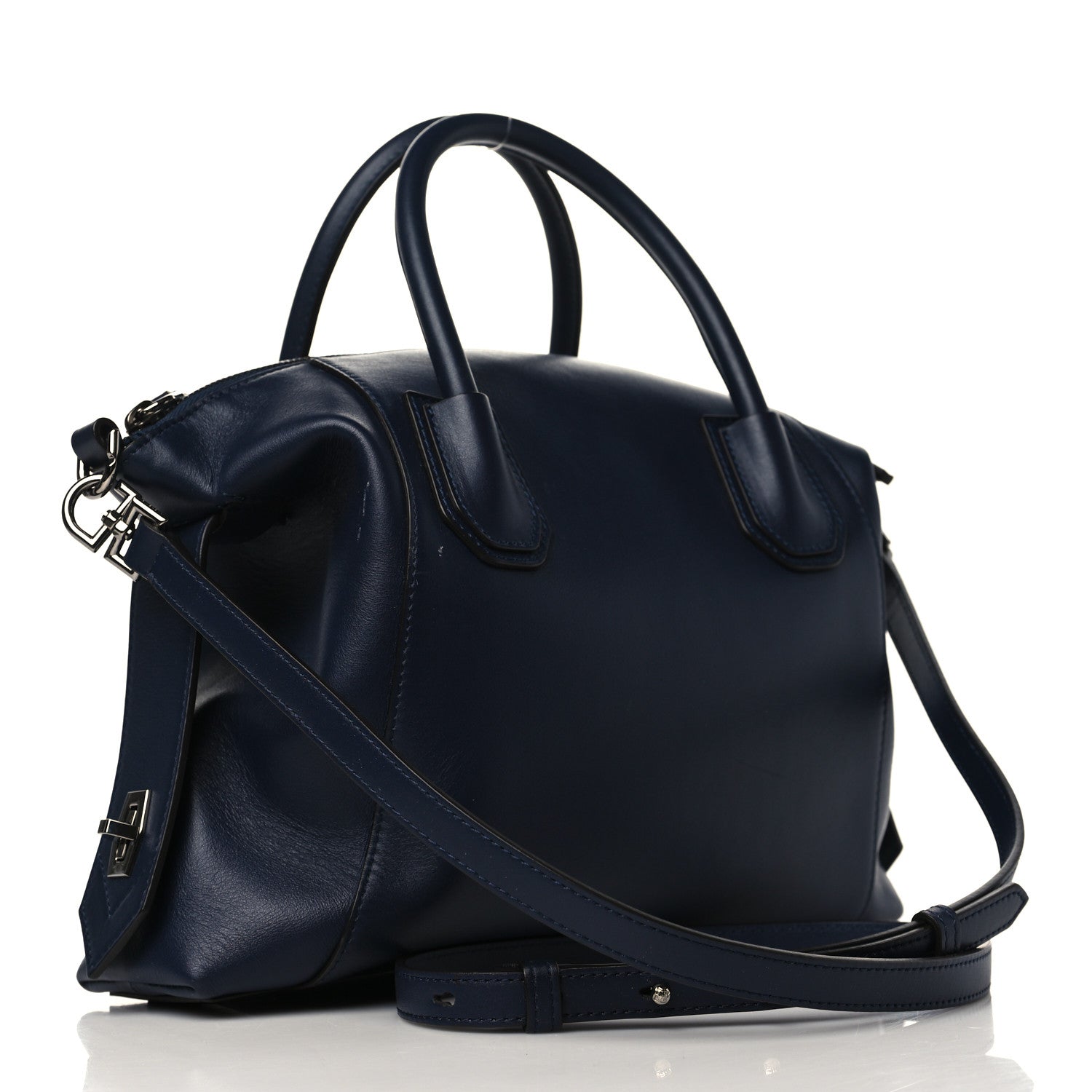 Givenchy Smooth Calfskin Small Soft Antigona Night Blue 3 of 9
