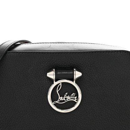Christian Louboutin Empire Calfskin Mini Rubylou Crossbody Black Red 5 of 10
