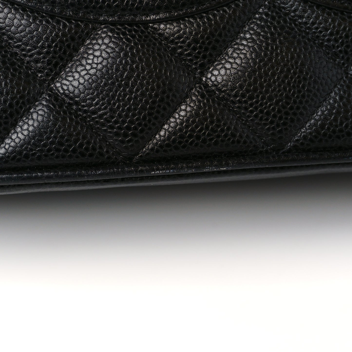 Caviar Quilted Medallion Tote Black