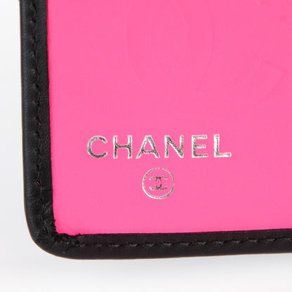 Chanel Calfskin Quilted Cambon Yen Wallet Black 6 of 8