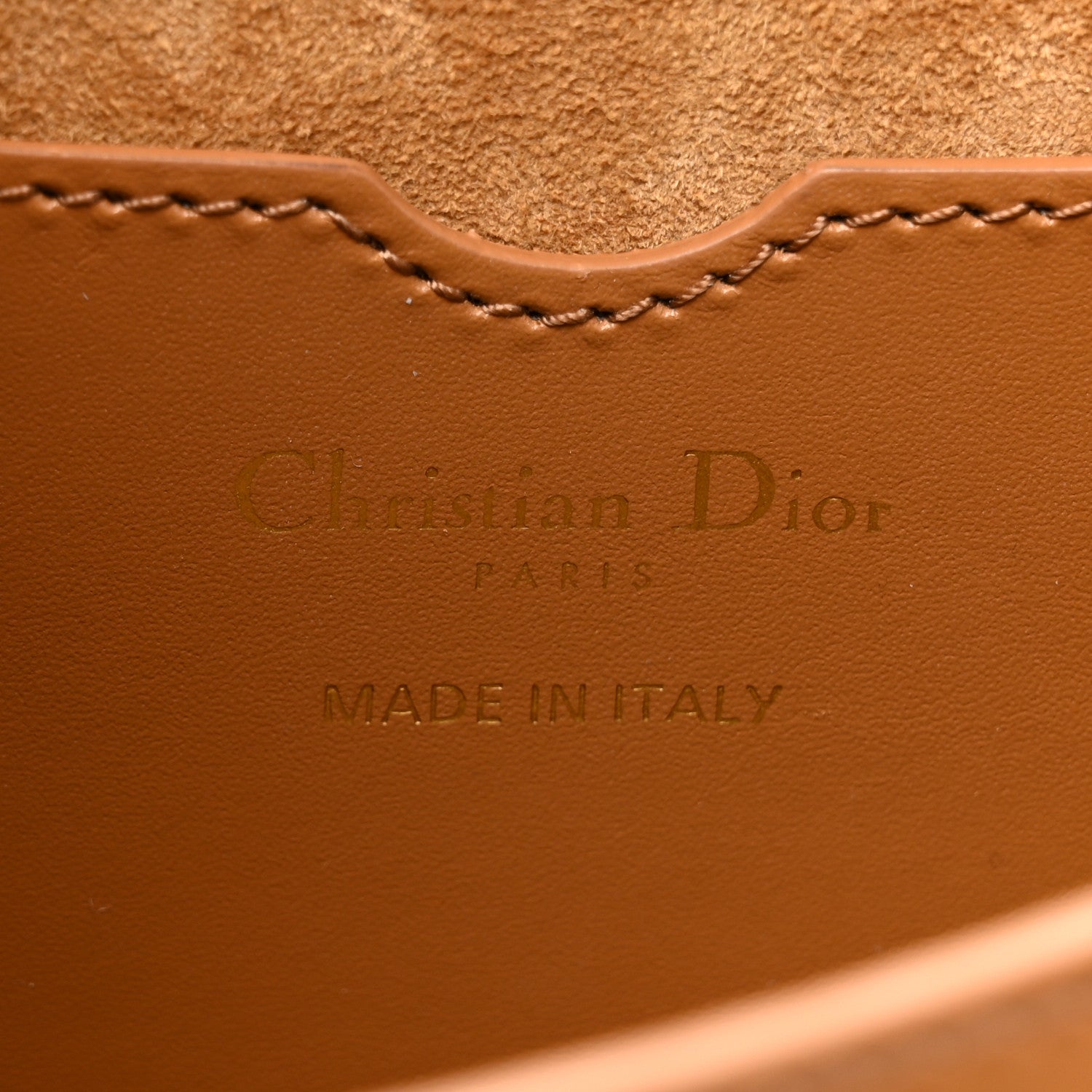 Christian Dior Box Calfskin Medium Bobby Flap Camel 6 of 12