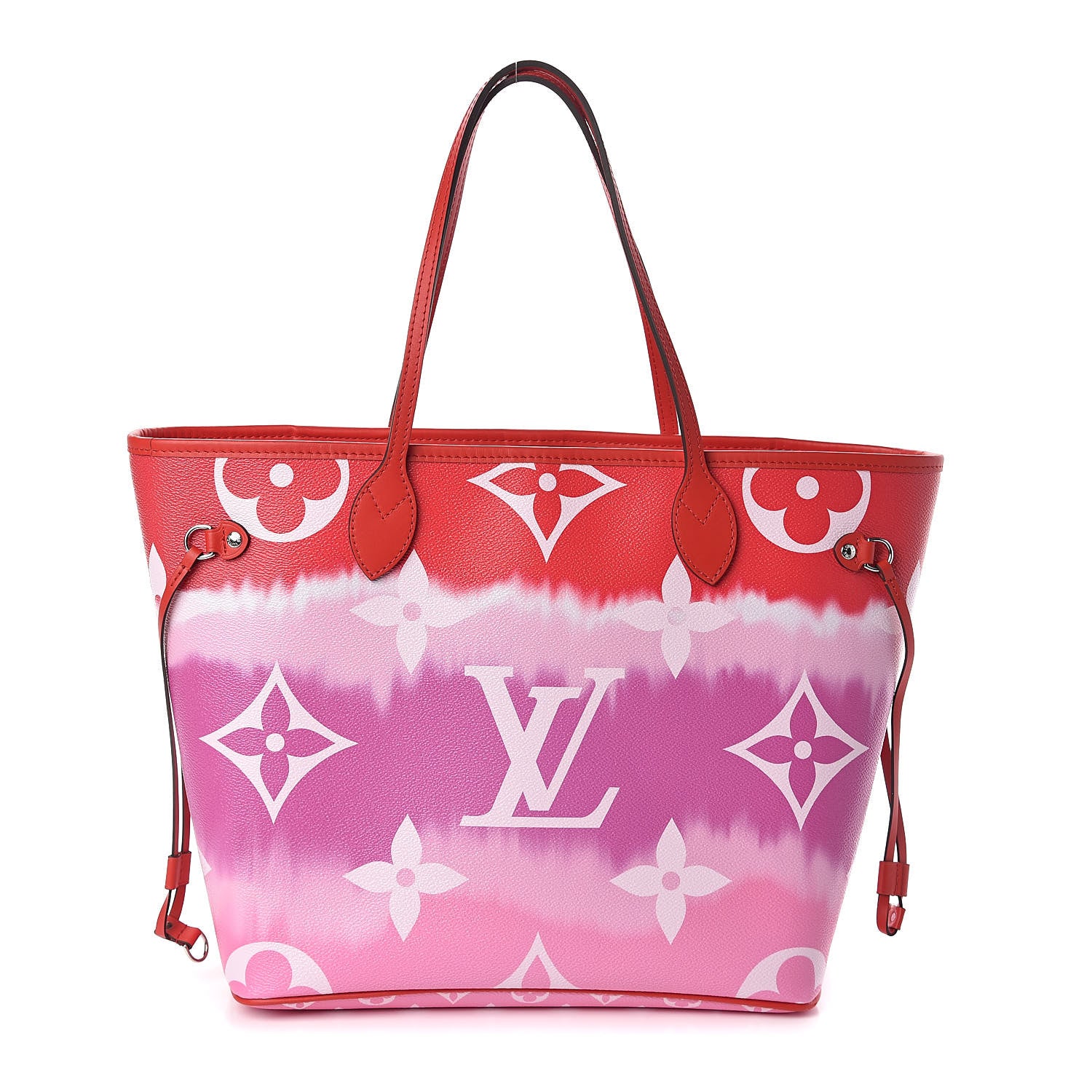 Louis Vuitton Monogram Escale Neverfull MM Rouge 1 of 11