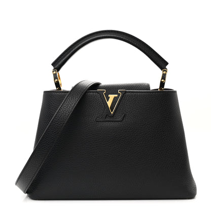 Louis Vuitton Taurillon Capucines BB Black 1 of 12