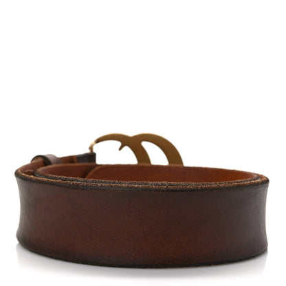 Gucci Faded Calfskin Double G 40mm Belt 70 28 Cuir 2 of 5