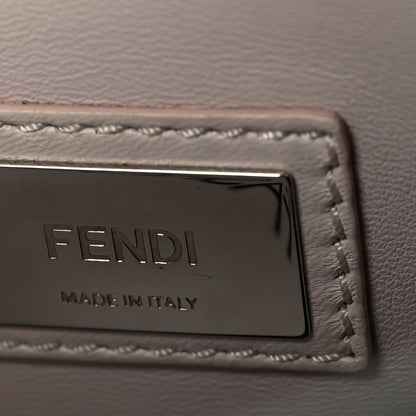 Fendi Vitello Seta Shiny Nappa Medium Peekaboo Iconic Satchel Alga Rosa Doll 9 of 10