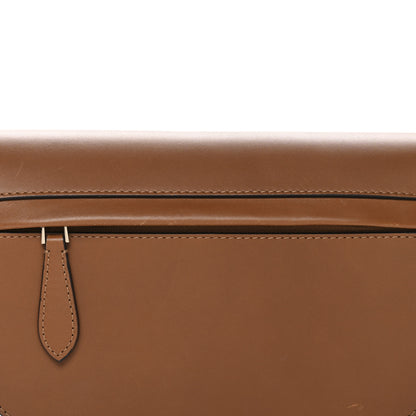 Burberry Calfskin Small Two-Tone Olympia Shoulder Bag Warm Tan 7 of 11