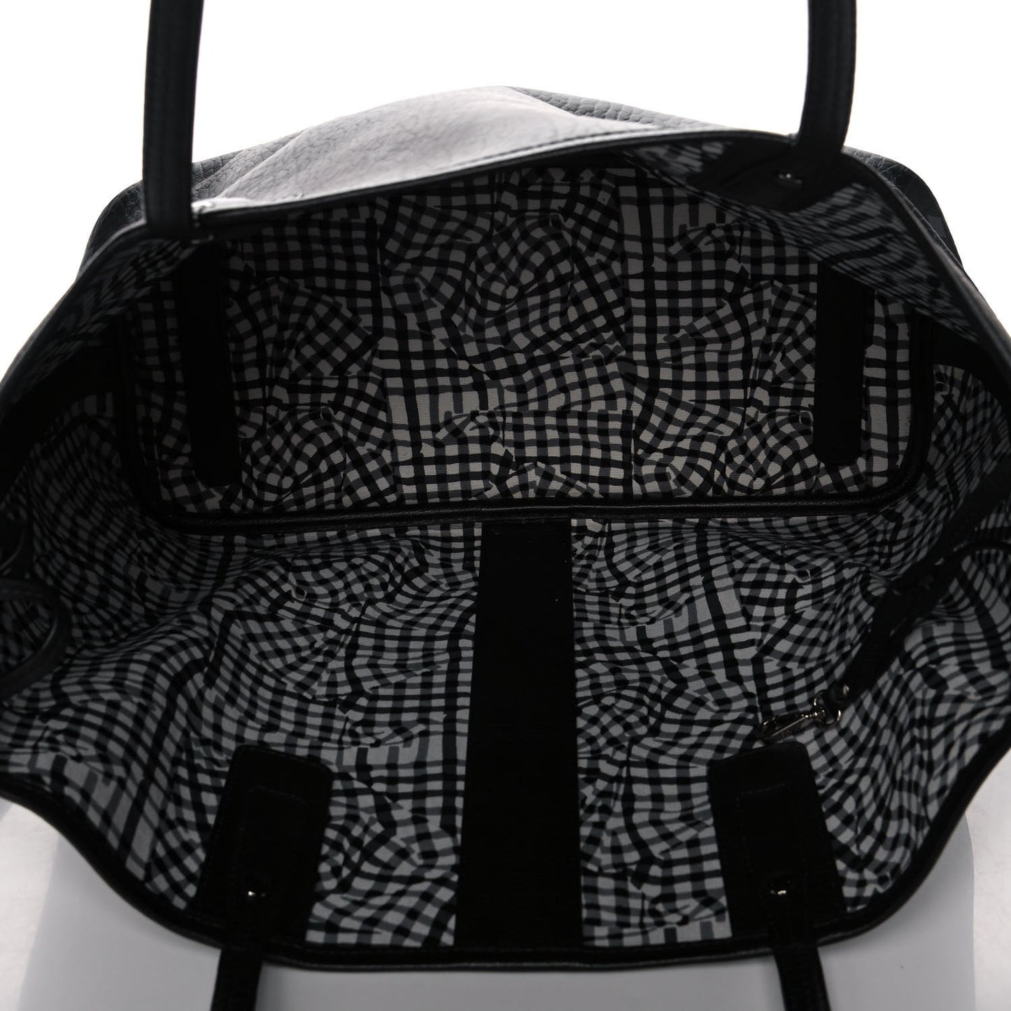 Visetos Medium Liz Reversible Shopper Tote Black