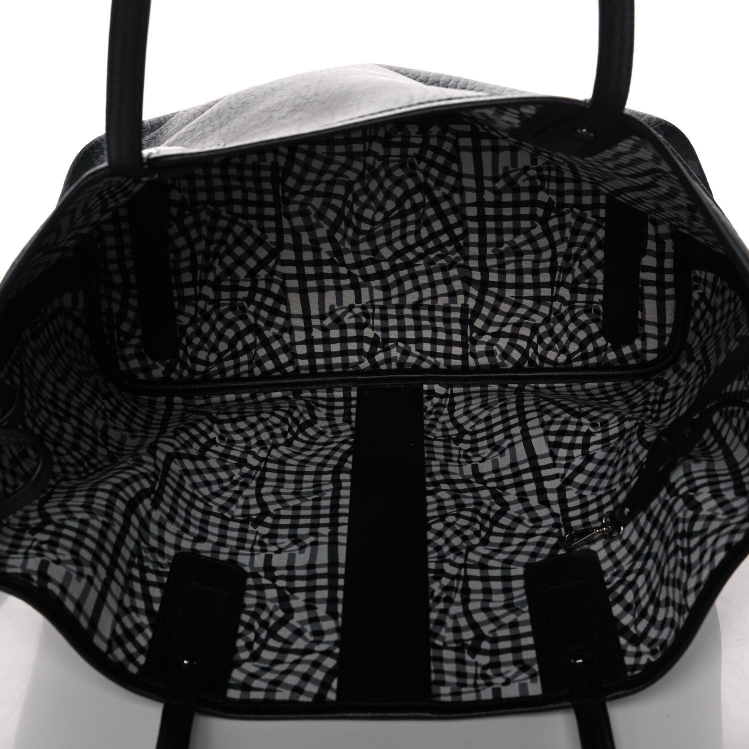 MCM Visetos Medium Liz Reversible Shopper Tote Black 5 of 11