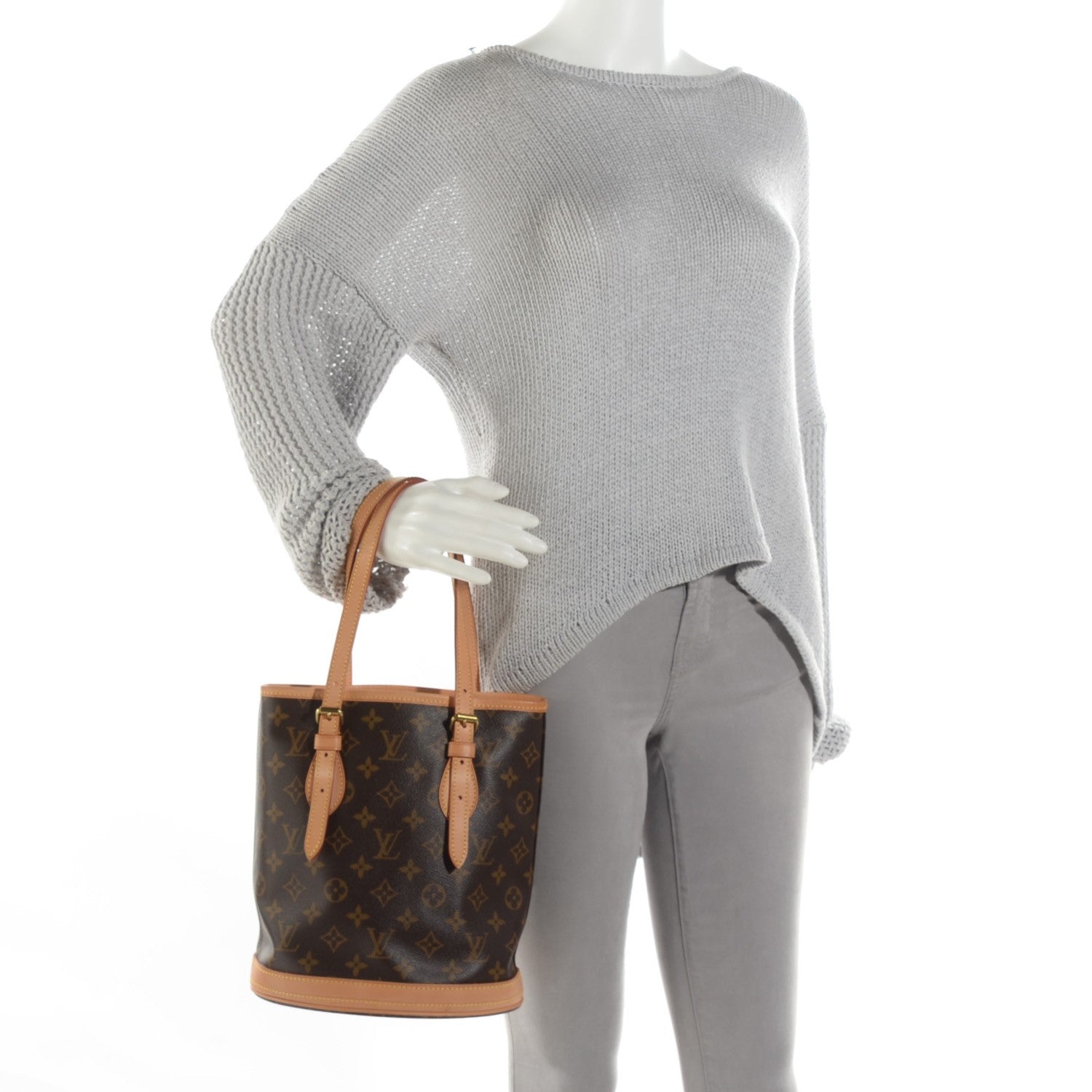Louis Vuitton Monogram Petit Bucket 23 2 of 8