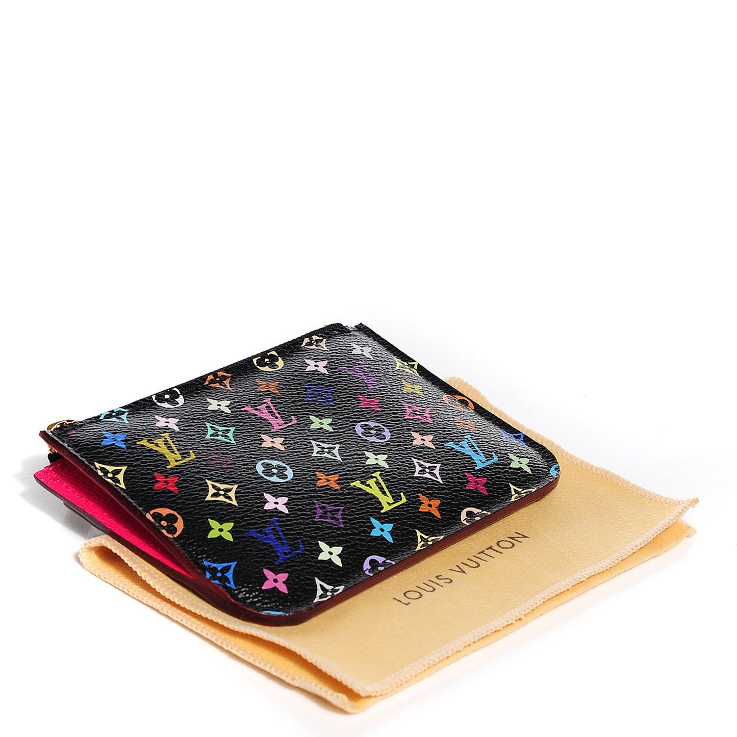 Monogram Multicolor Key Pouch Black Grenade