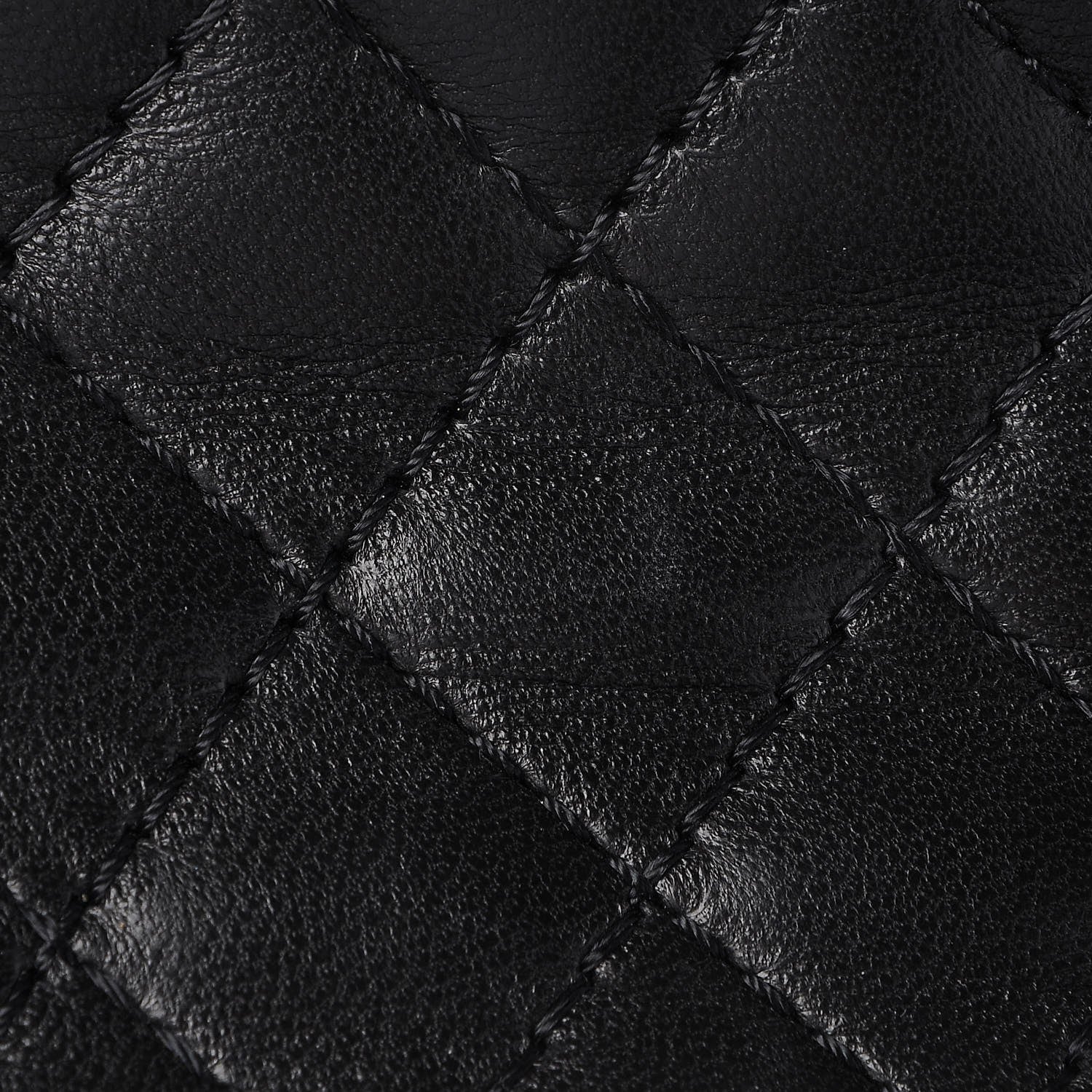 Chanel Lambskin Studded Camellia Embroidered Mini Rectangular Flap Black 12 of 13