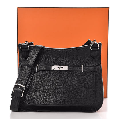 Hermes Taurillon Clemence Jypsiere 28 Black 11 of 11