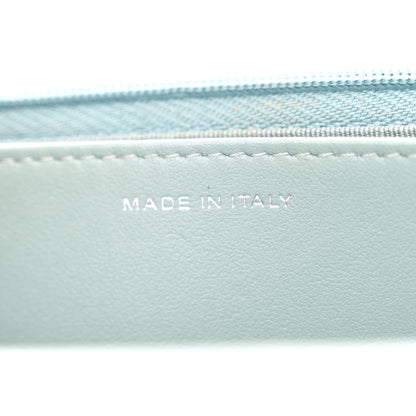 Chanel Caviar Quilted Wallet on Chain WOC Light Blue 7 of 11