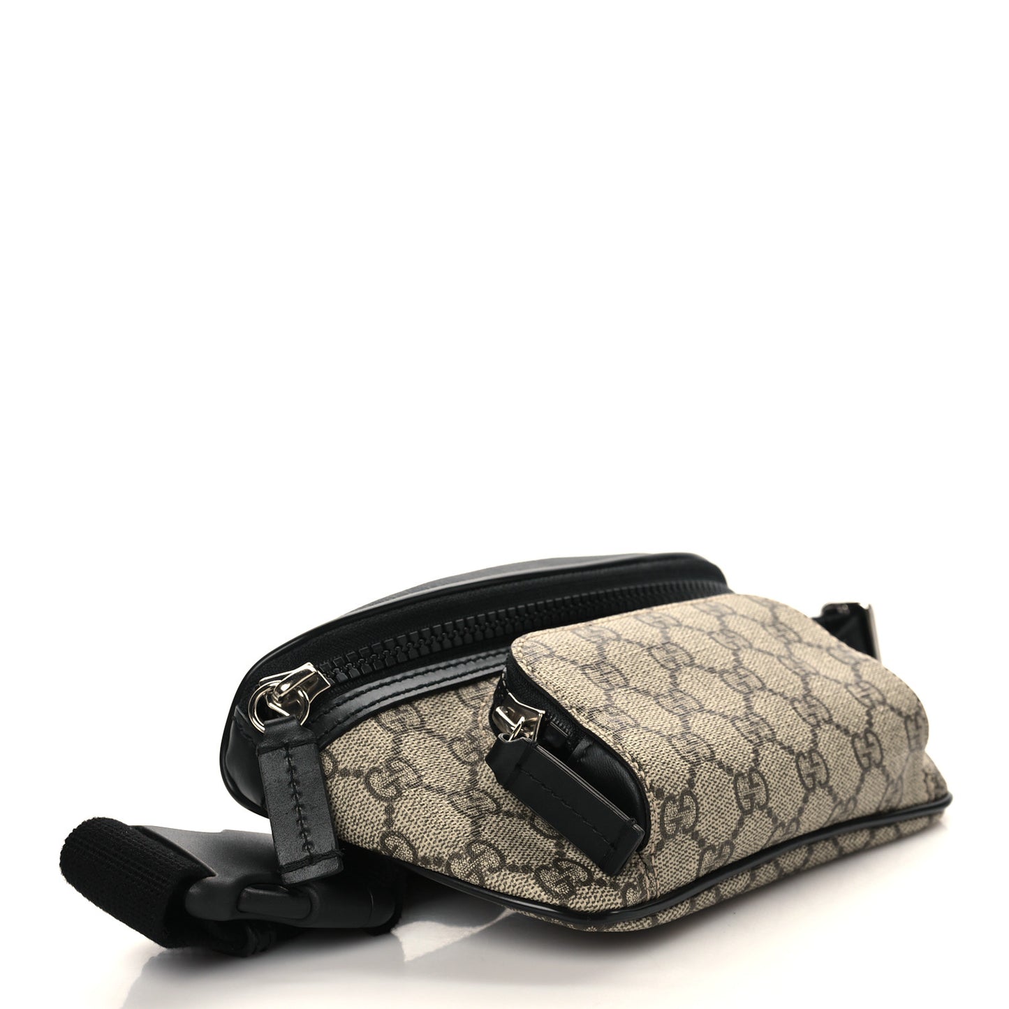 GG Supreme Monogram Belt Bag Black