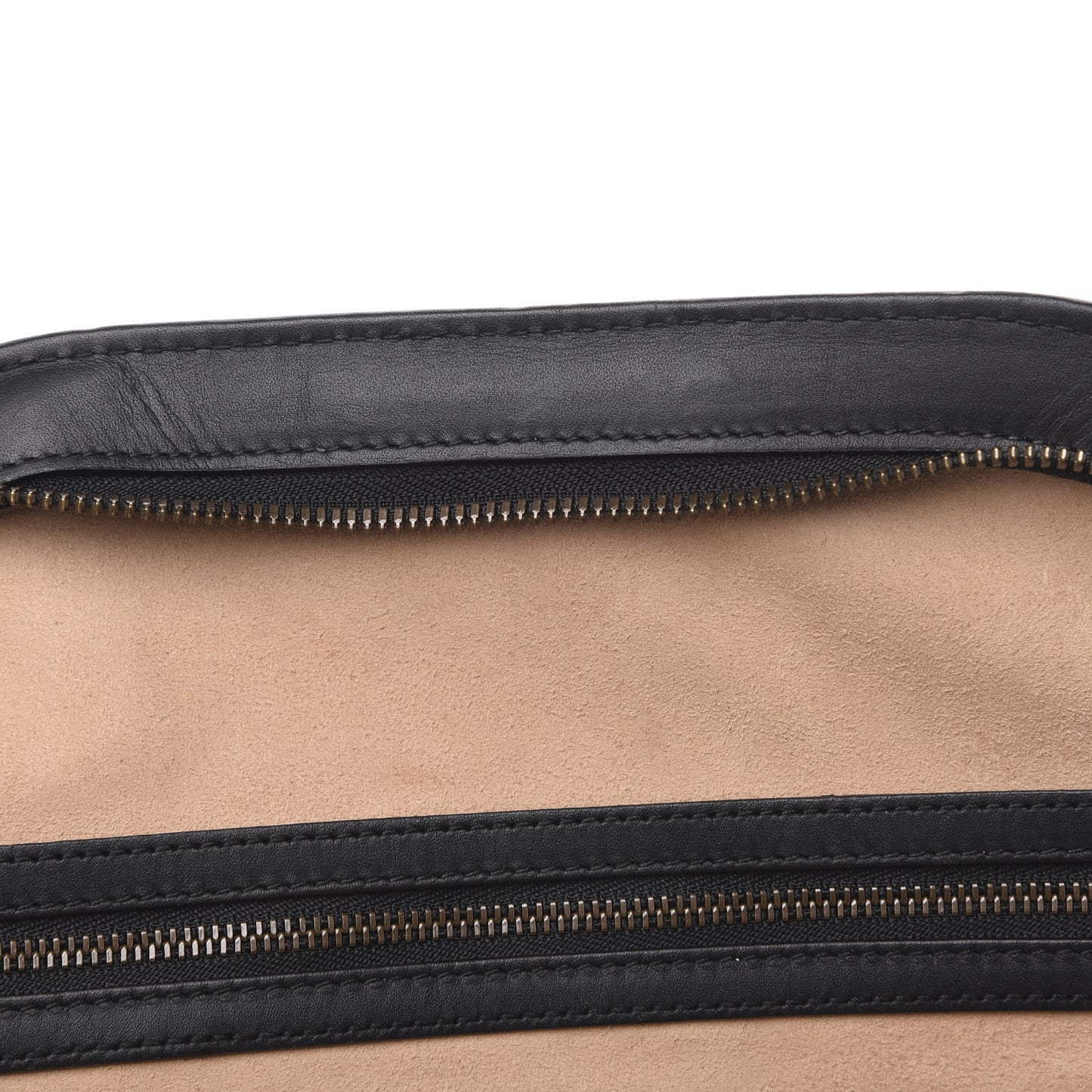 Suede Ophidia Medium Re(Belle) Top Handle Bag Nocciola Black