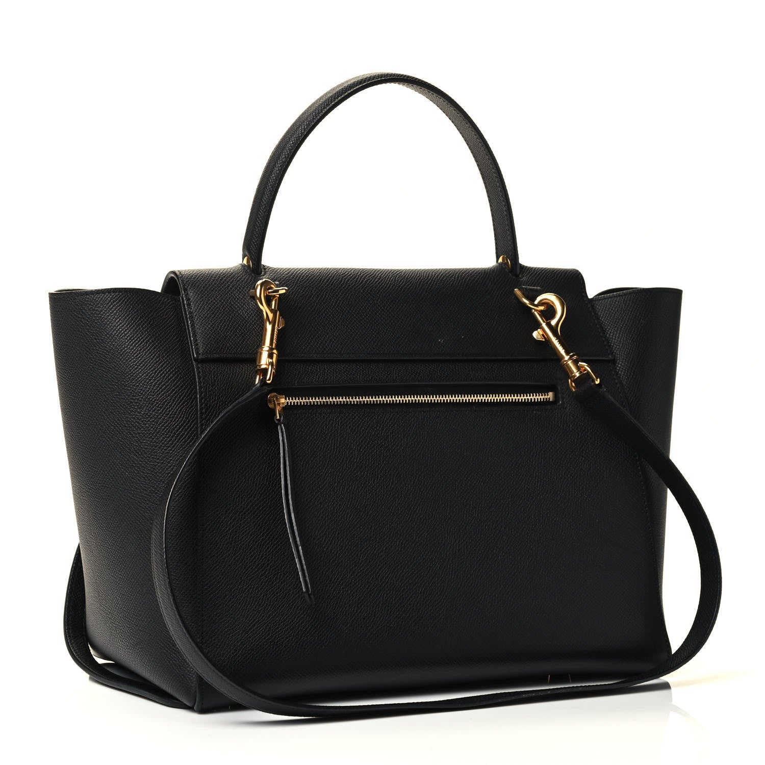 Celine Grained Calfskin Mini Belt Bag Black 2 of 7
