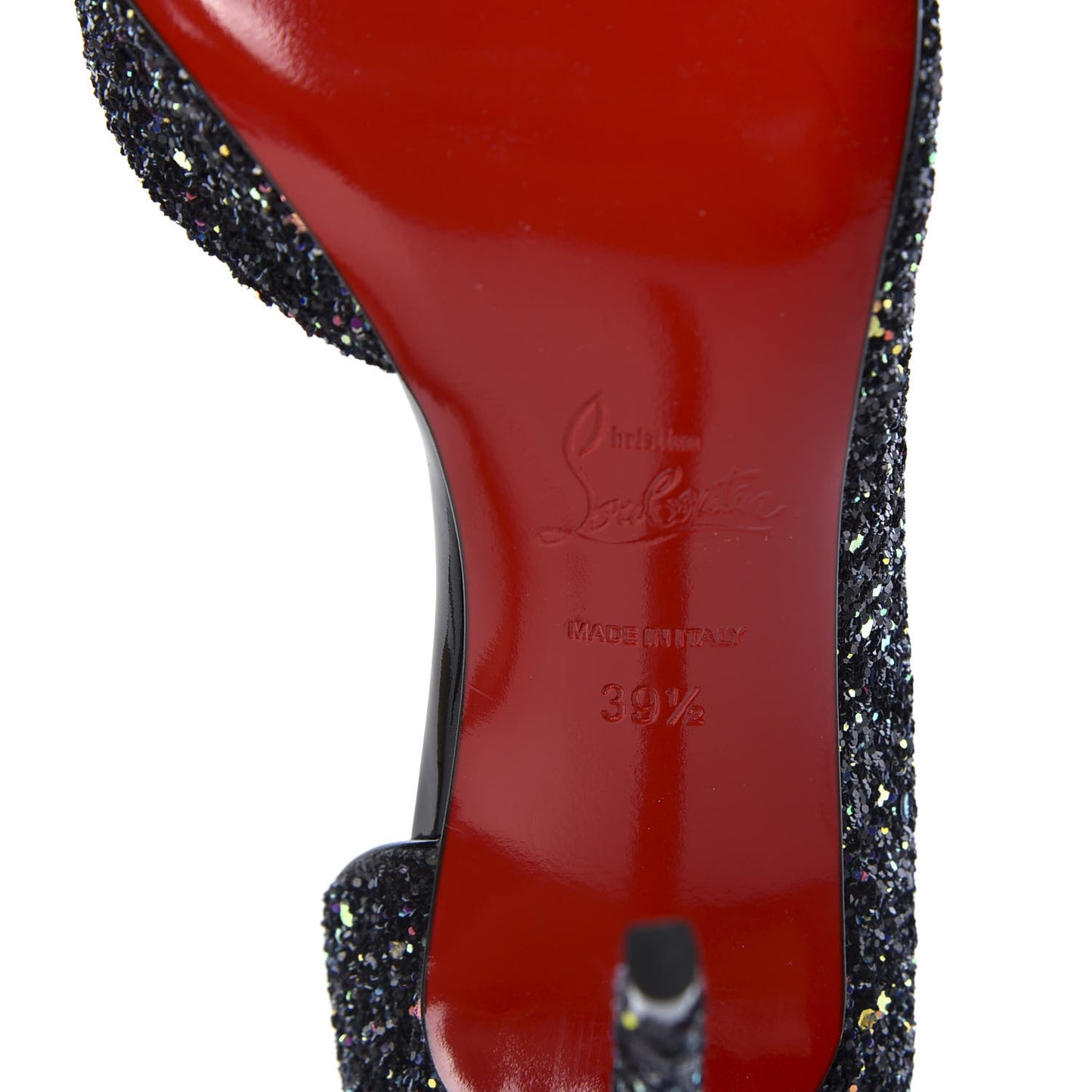 Glitter Dragonfly Iriza 100 Pumps 39.5 Black