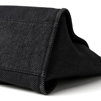 Chanel Canvas Medium Deauville Tote Black 9 of 10