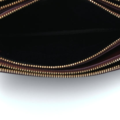 Celine Lambskin Small Trio Crossbody Bag Burgundy 5 of 9