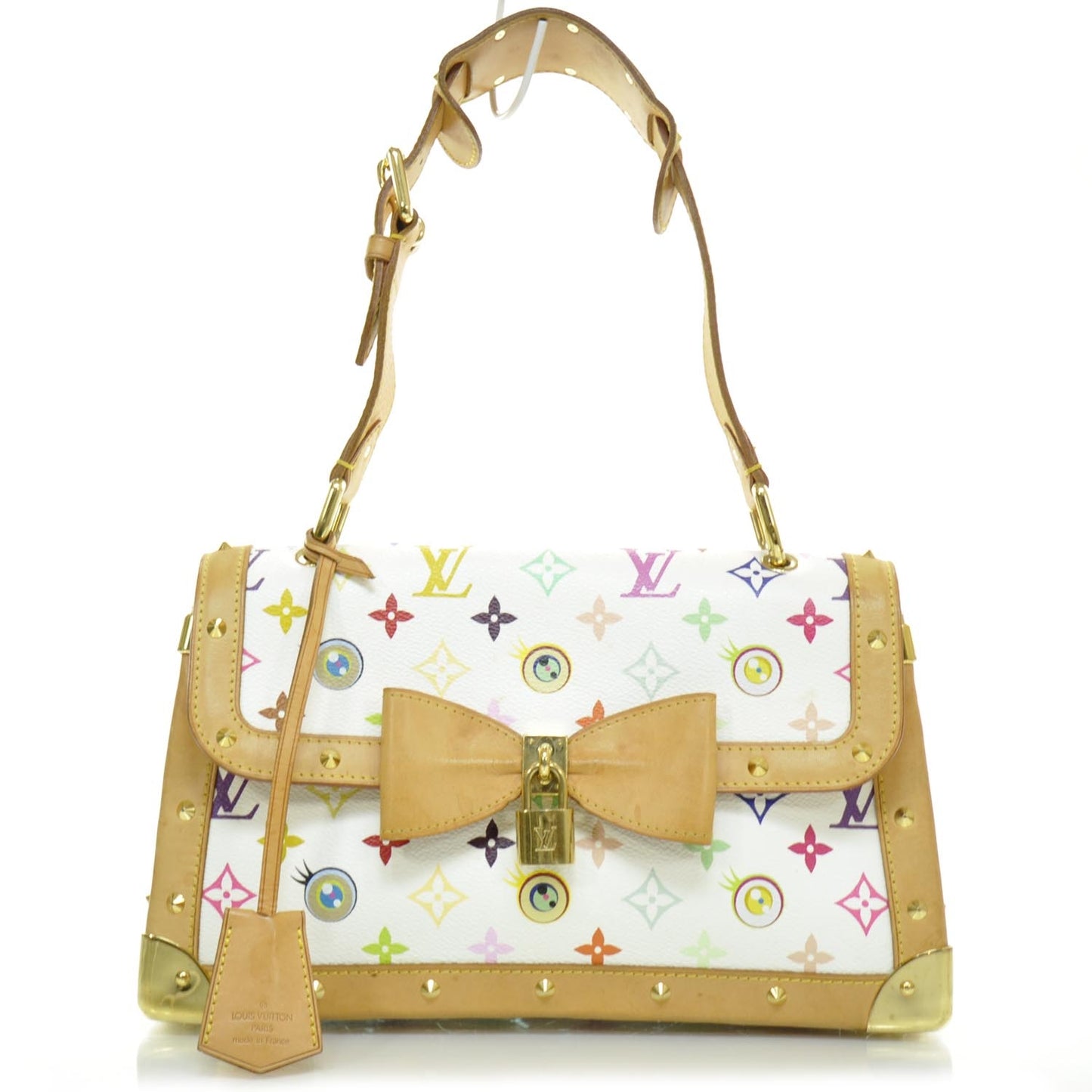 Monogram Multicolor Eye Need You Bag White