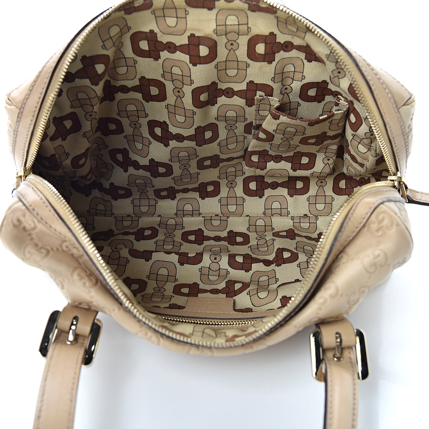 Guccissima Small Britt Boston Beige