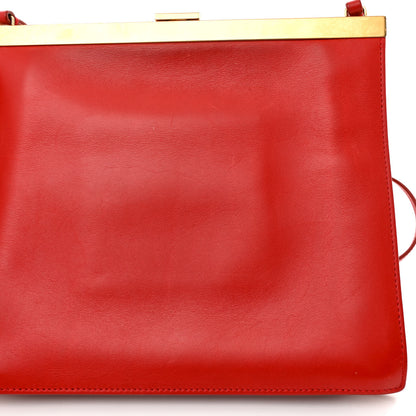 Celine Smooth Calfskin Mini Clasp Bag Red 12 of 15