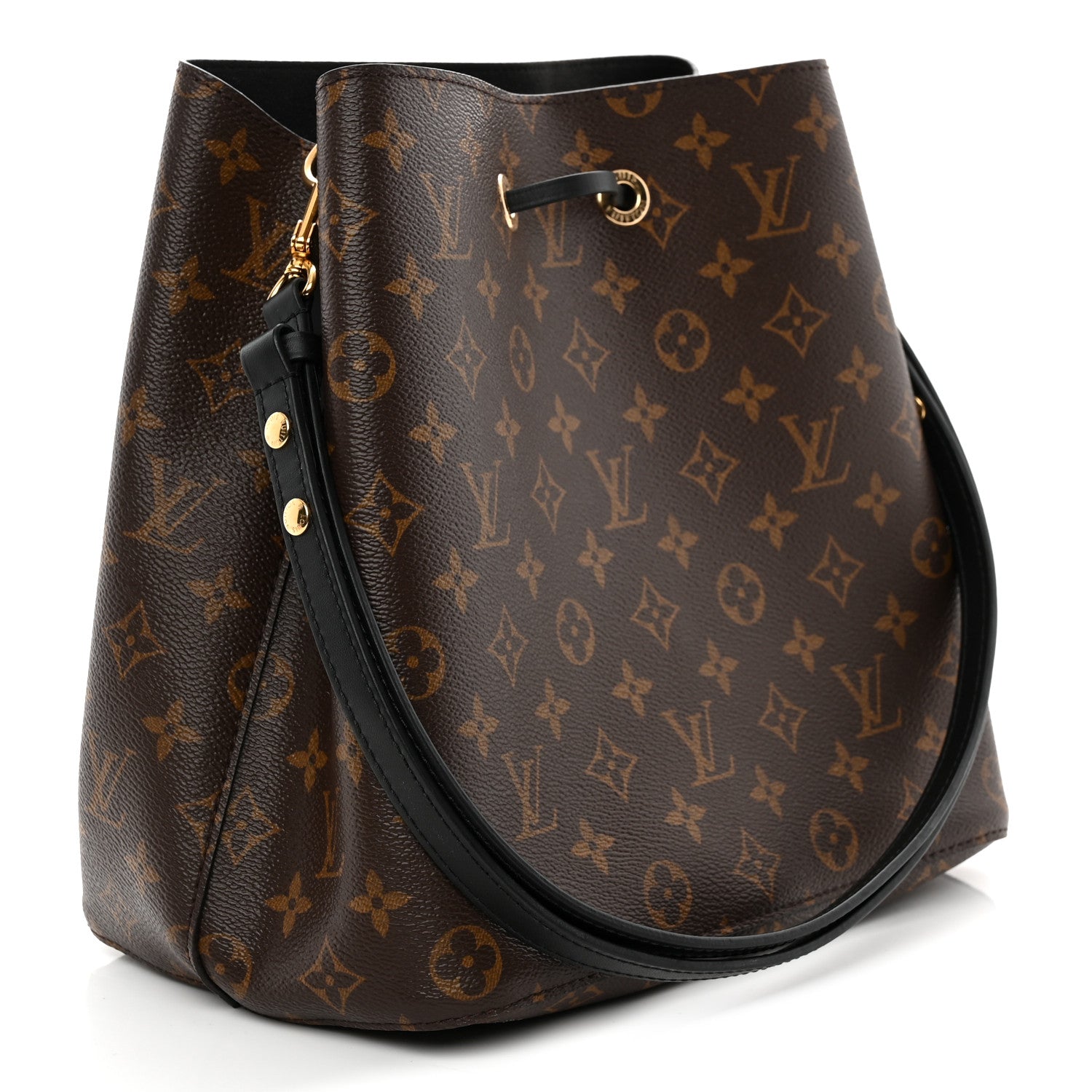 Louis Vuitton Monogram Neonoe MM Black 3 of 9