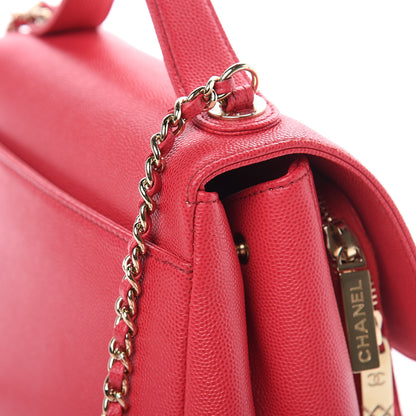 Chanel Caviar Quilted Small Business Affinity Flap Red 9 of 11