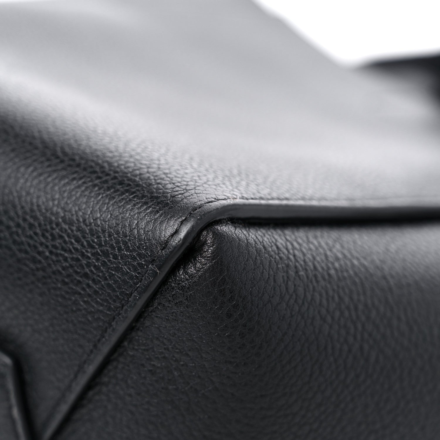 Celine Soft Grained Calfskin Small Sangle Bucket Bag Black 10 of 12