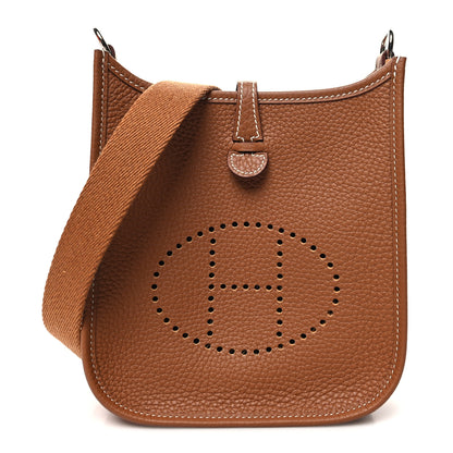 Hermes Taurillon Maurice Evelyne TPM Gold 1 of 11