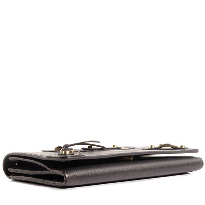 Balenciaga Agneau Classic Gold Hardware Pearly Money Wallet Bronze 4 of 12