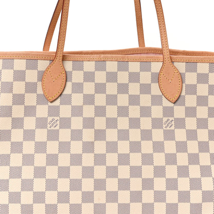 Louis Vuitton Damier Azur Neo Neverfull GM Rose Ballerine 10 of 13