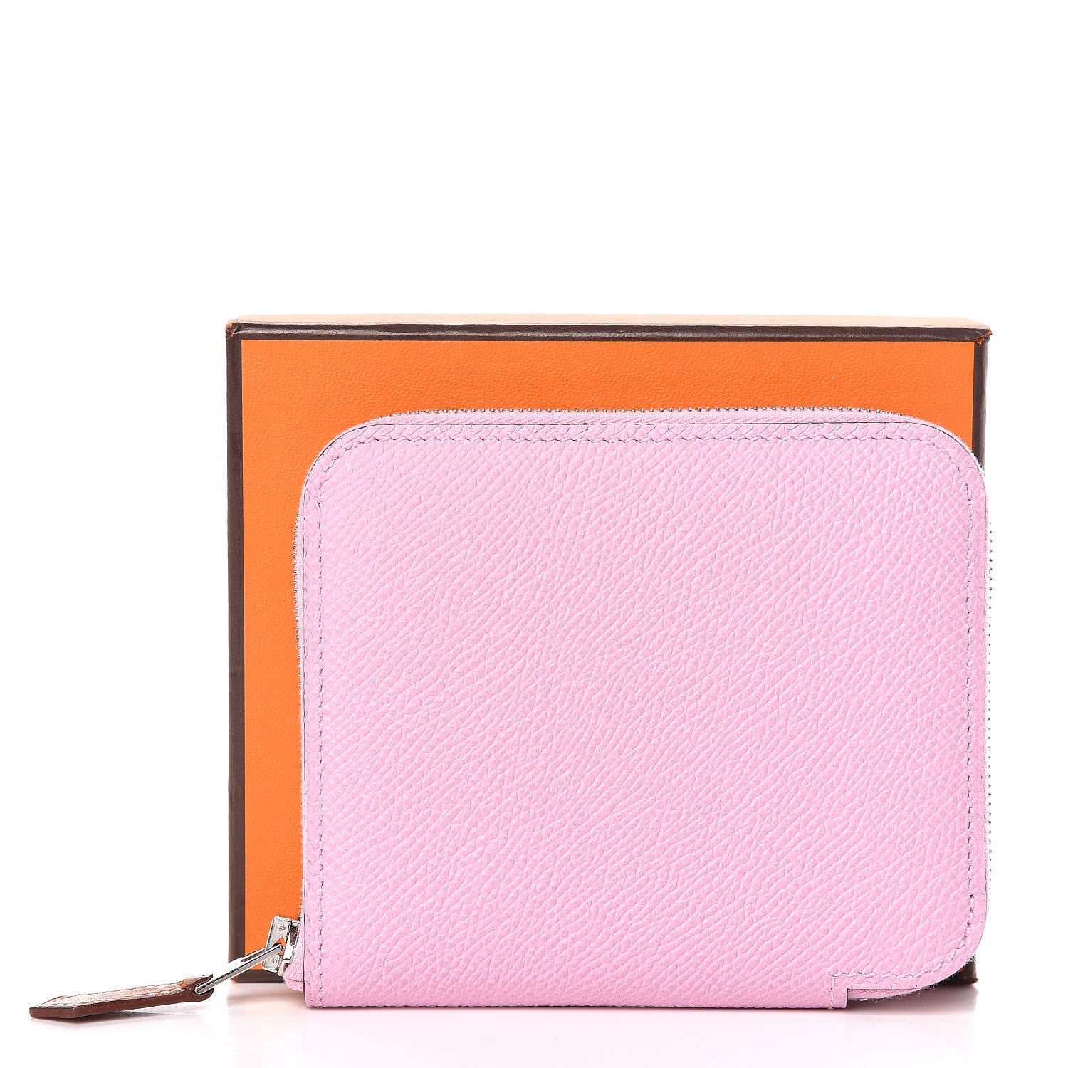 Hermes Epsom Silk'in Compact Wallet Mauve Sylvestre 8 of 8