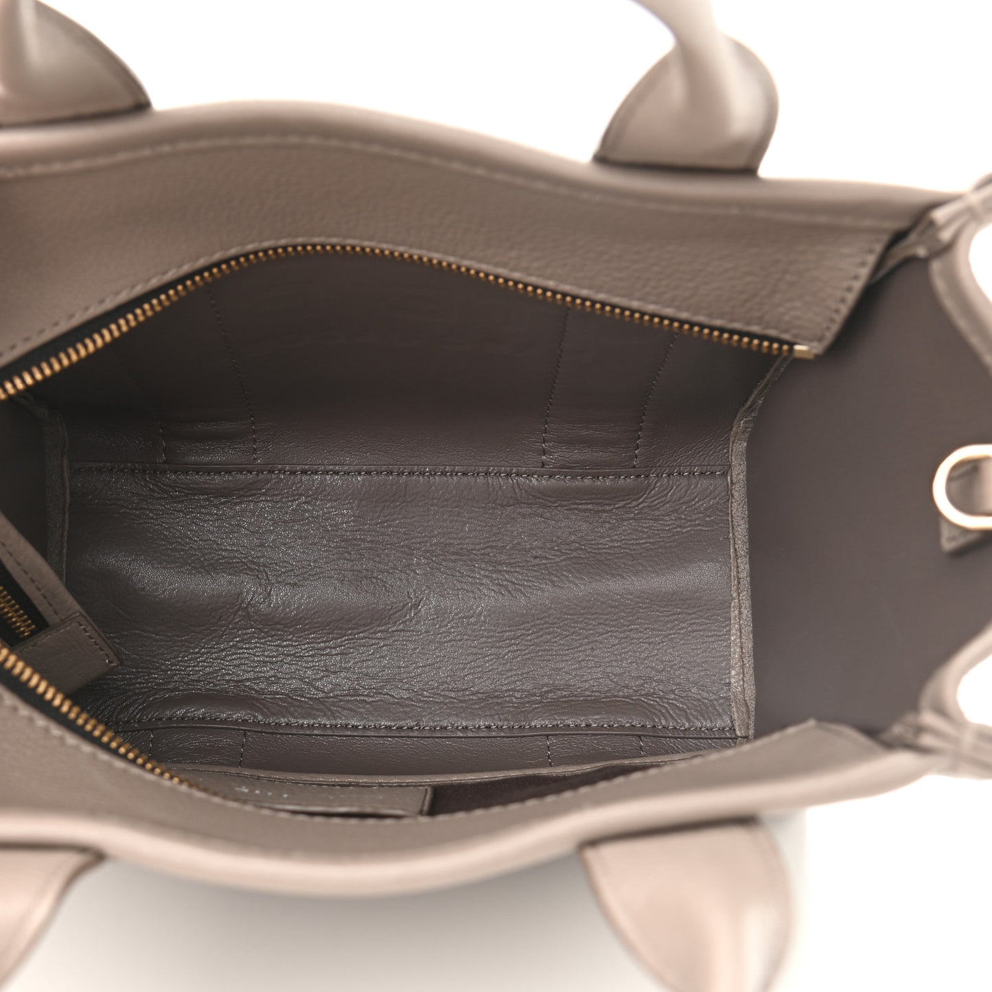 Grained Calfskin The Tote Bag Taupe