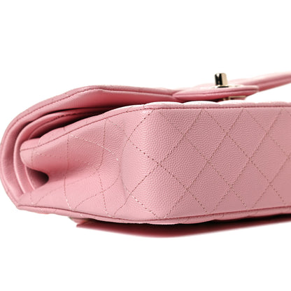 Chanel Caviar Quilted Small Double Flap Pink 8 of 10