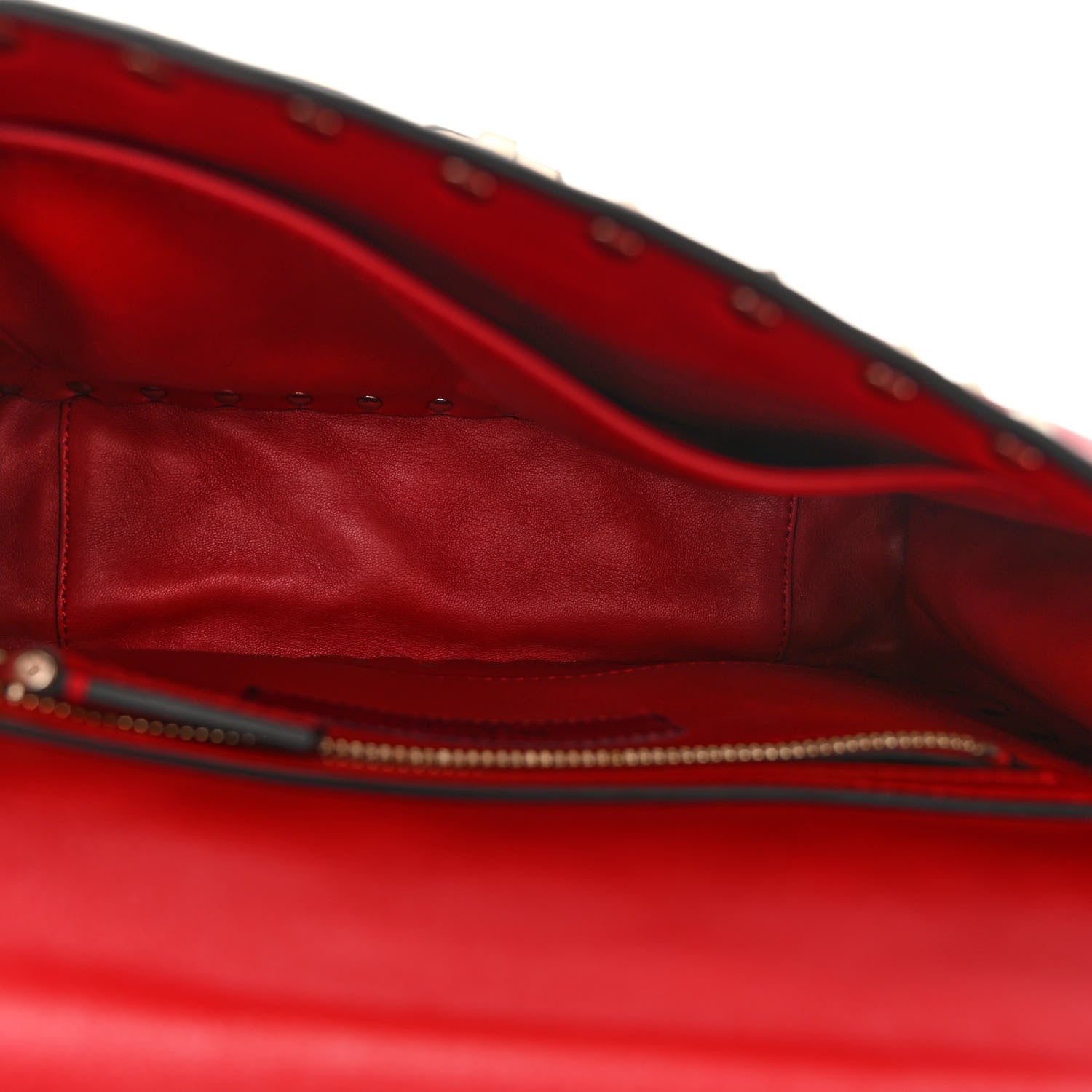 Valentino Garavani Nappa Medium Rockstud Spike Shoulder Bag Rosso Valentino 5 of 9