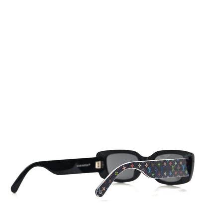 Louis Vuitton LV X TM Acetate Monogram Multicolor Sunglasses Z2709W Black 4 of 7