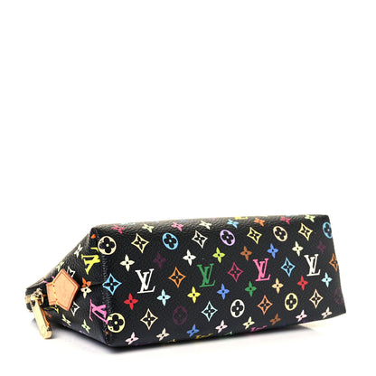 Louis Vuitton Monogram Multicolor Cosmetic Pouch Black Grenade 4 of 8