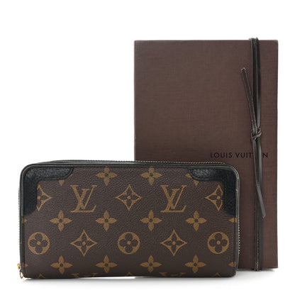 Louis Vuitton Monogram Zippy Retiro Wallet Black 12 of 12
